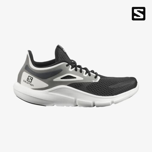 Black / White Salomon Predict Mod Men's Running Shoes | PH 90274X